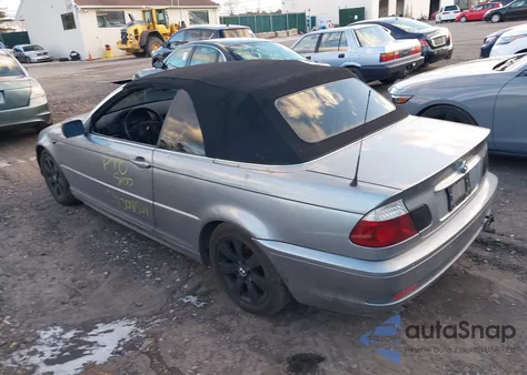 2004 BMW 325Ci из США, поврежденный, VIN WBABW33444PL25686